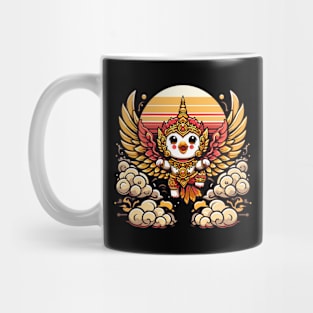 Thai Garuda Cute Kawaii Funny Thailand Myths Bird Man God Mug